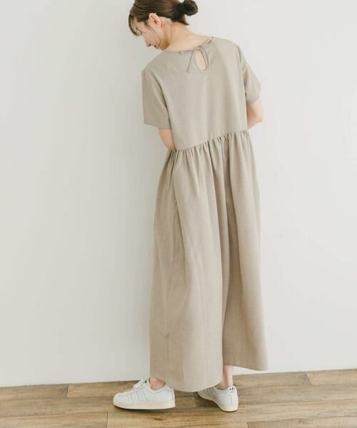 URBAN RESEARCH ITEMS / アーバンリサーチ アイテムズ ワンピース | リネンライク半袖ワンピース | 詳細27