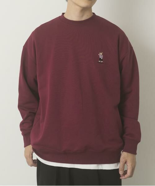 URBAN RESEARCH ITEMS / アーバンリサーチ アイテムズ スウェット | TeddyBear ワンポイント スウェット | 詳細1