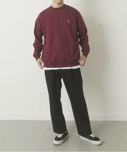 URBAN RESEARCH ITEMS / アーバンリサーチ アイテムズ スウェット | TeddyBear ワンポイント スウェット | 詳細4