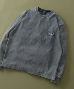 URBAN RESEARCH ITEMS / アーバンリサーチ アイテムズ Tシャツ | ワンポイント刺繍 カットデニムTops