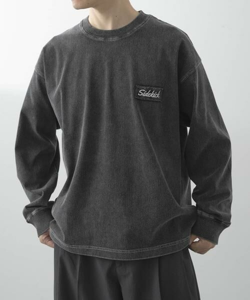 URBAN RESEARCH ITEMS / アーバンリサーチ アイテムズ Tシャツ | ワンポイント刺繍 カットデニムTops | 詳細9