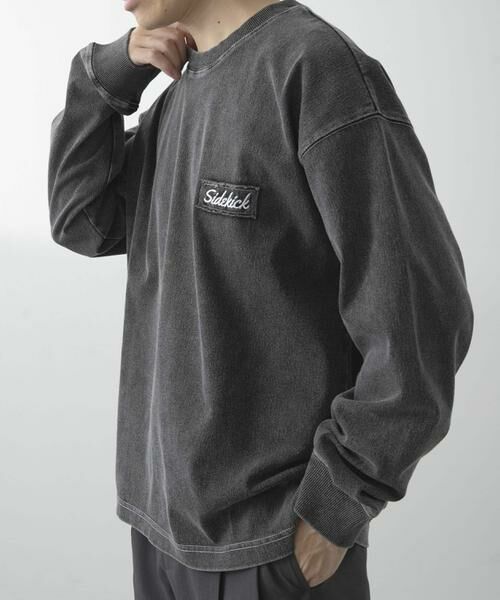 URBAN RESEARCH ITEMS / アーバンリサーチ アイテムズ Tシャツ | ワンポイント刺繍 カットデニムTops | 詳細10