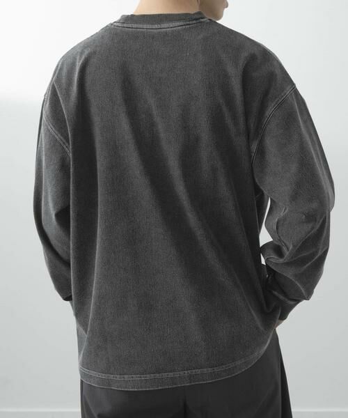 URBAN RESEARCH ITEMS / アーバンリサーチ アイテムズ Tシャツ | ワンポイント刺繍 カットデニムTops | 詳細12