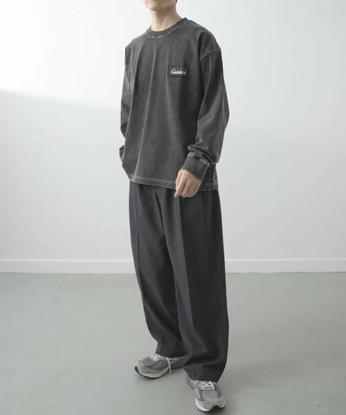 URBAN RESEARCH ITEMS / アーバンリサーチ アイテムズ Tシャツ | ワンポイント刺繍 カットデニムTops | 詳細13