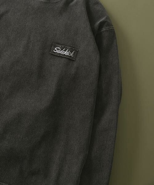 URBAN RESEARCH ITEMS / アーバンリサーチ アイテムズ Tシャツ | ワンポイント刺繍 カットデニムTops | 詳細14