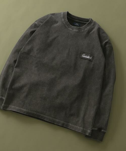 URBAN RESEARCH ITEMS / アーバンリサーチ アイテムズ Tシャツ | ワンポイント刺繍 カットデニムTops | 詳細15