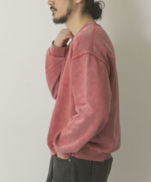 URBAN RESEARCH ITEMS / アーバンリサーチ アイテムズ スウェット | ダメージ裏毛 クルーネックスウェット | 詳細3