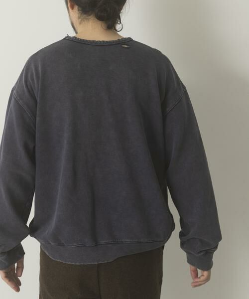 URBAN RESEARCH ITEMS / アーバンリサーチ アイテムズ スウェット | ダメージ裏毛 クルーネックスウェット | 詳細9