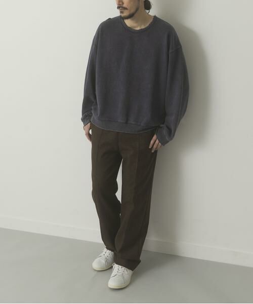 URBAN RESEARCH ITEMS / アーバンリサーチ アイテムズ スウェット | ダメージ裏毛 クルーネックスウェット | 詳細11
