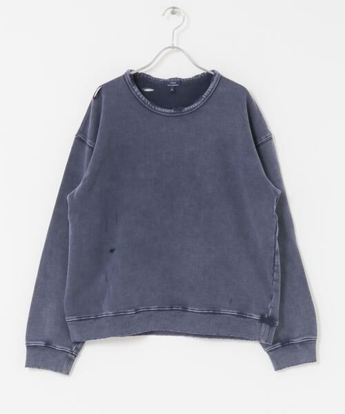 URBAN RESEARCH ITEMS / アーバンリサーチ アイテムズ スウェット | ダメージ裏毛 クルーネックスウェット | 詳細12