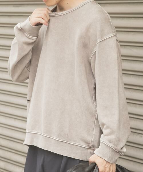 URBAN RESEARCH ITEMS / アーバンリサーチ アイテムズ スウェット | ダメージ裏毛 クルーネックスウェット | 詳細22