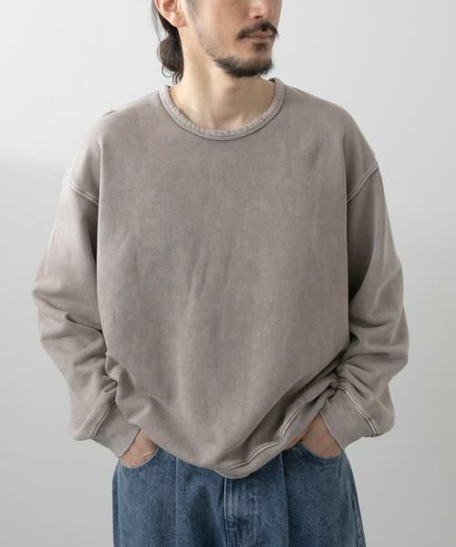 URBAN RESEARCH ITEMS / アーバンリサーチ アイテムズ スウェット | ダメージ裏毛 クルーネックスウェット | 詳細26