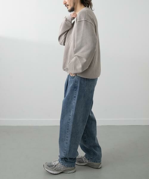 URBAN RESEARCH ITEMS / アーバンリサーチ アイテムズ スウェット | ダメージ裏毛 クルーネックスウェット | 詳細28