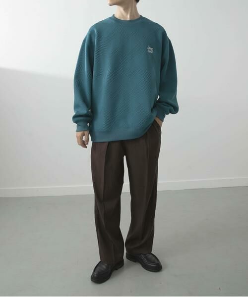 URBAN RESEARCH ITEMS / アーバンリサーチ アイテムズ スウェット | 刺繍ジャカードロングスリーブカットソー | 詳細6