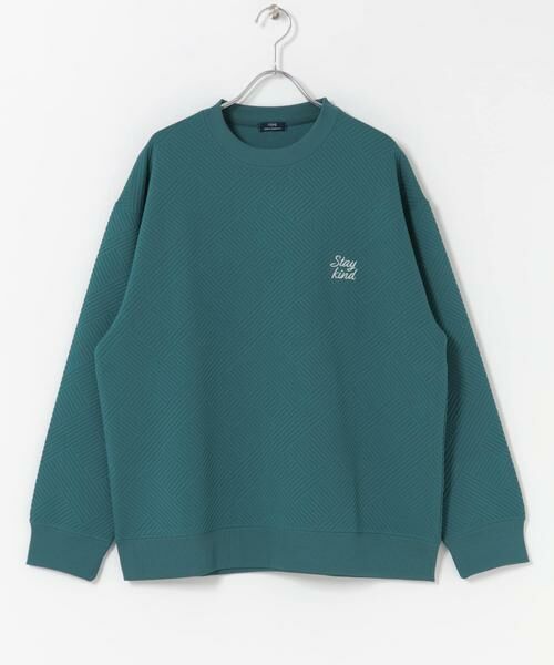 URBAN RESEARCH ITEMS / アーバンリサーチ アイテムズ スウェット | 刺繍ジャカードロングスリーブカットソー | 詳細7