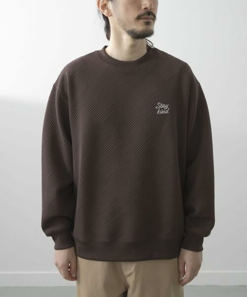 URBAN RESEARCH ITEMS / アーバンリサーチ アイテムズ スウェット | 刺繍ジャカードロングスリーブカットソー | 詳細23