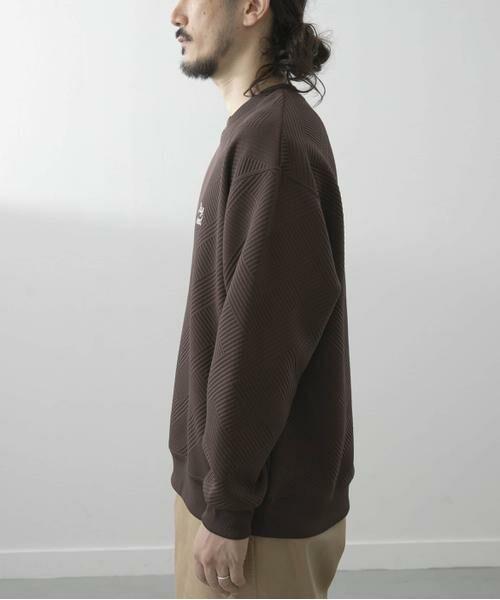 URBAN RESEARCH ITEMS / アーバンリサーチ アイテムズ スウェット | 刺繍ジャカードロングスリーブカットソー | 詳細24