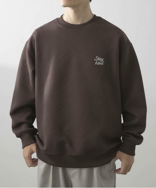 URBAN RESEARCH ITEMS / アーバンリサーチ アイテムズ スウェット | 刺繍ジャカードロングスリーブカットソー | 詳細14