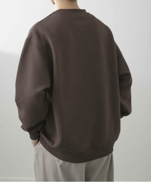 URBAN RESEARCH ITEMS / アーバンリサーチ アイテムズ スウェット | 刺繍ジャカードロングスリーブカットソー | 詳細16