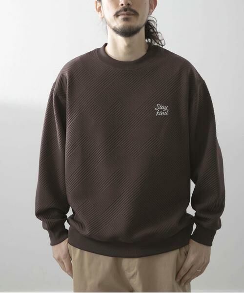 URBAN RESEARCH ITEMS / アーバンリサーチ アイテムズ スウェット | 刺繍ジャカードロングスリーブカットソー | 詳細18