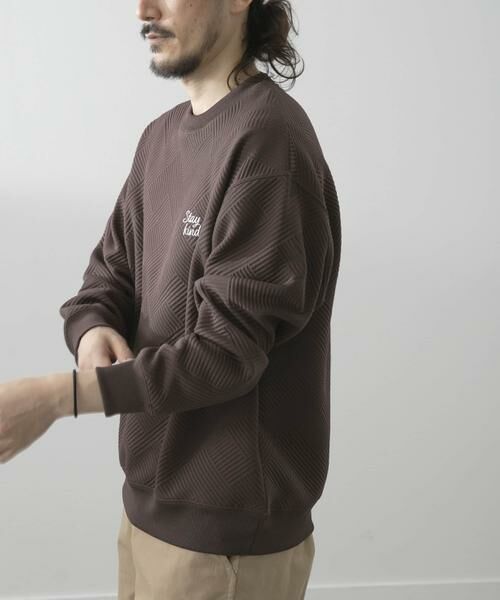 URBAN RESEARCH ITEMS / アーバンリサーチ アイテムズ スウェット | 刺繍ジャカードロングスリーブカットソー | 詳細20