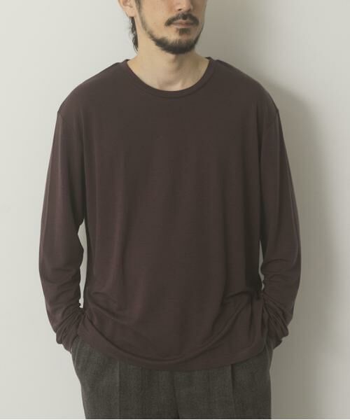URBAN RESEARCH ITEMS / アーバンリサーチ アイテムズ Tシャツ | Wool Blend Cut and Sewn | 詳細1