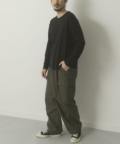 URBAN RESEARCH ITEMS / アーバンリサーチ アイテムズ Tシャツ | Wool Blend Cut and Sewn | 詳細9