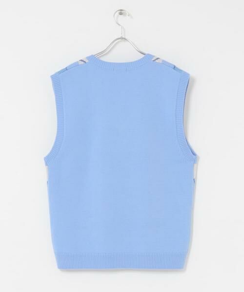 URBAN RESEARCH ITEMS / アーバンリサーチ アイテムズ ベスト | ウール混アーガイルVネックニットベスト | 詳細3