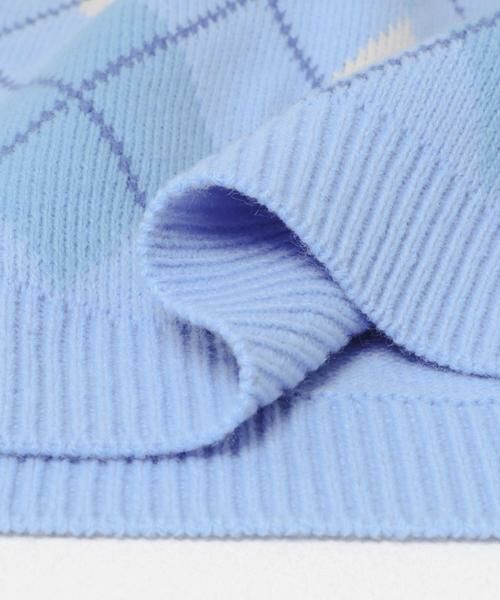 URBAN RESEARCH ITEMS / アーバンリサーチ アイテムズ ベスト | ウール混アーガイルVネックニットベスト | 詳細4