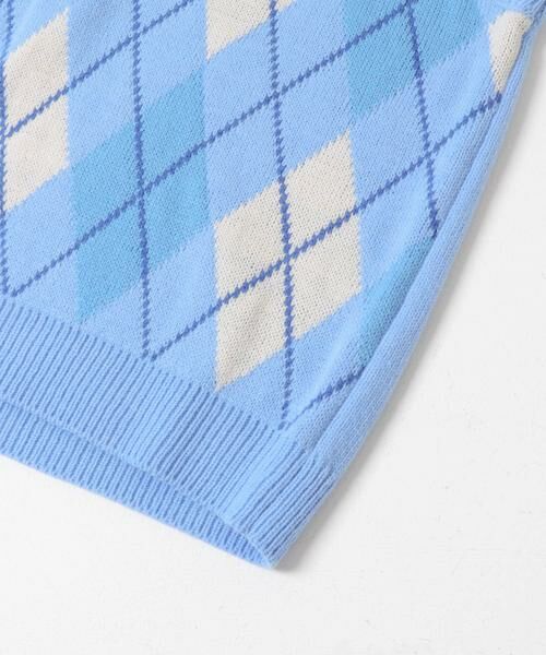 URBAN RESEARCH ITEMS / アーバンリサーチ アイテムズ ベスト | ウール混アーガイルVネックニットベスト | 詳細5