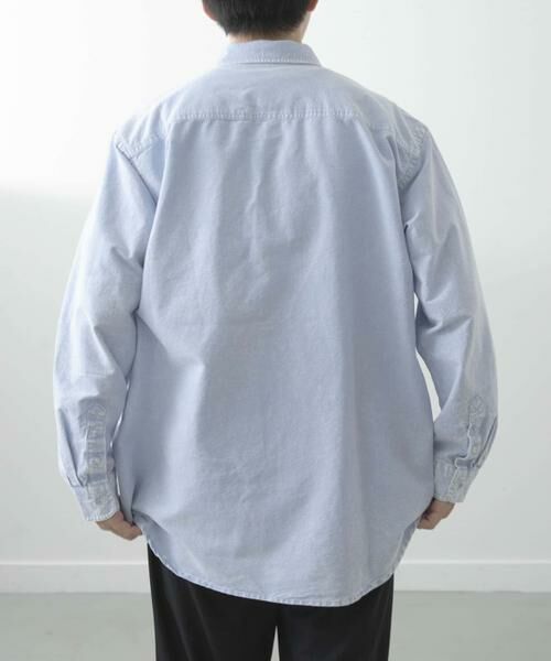 URBAN RESEARCH ITEMS / アーバンリサーチ アイテムズ シャツ・ブラウス | ケミカルウォッシュオックスレギュラーカラーシャツ | 詳細3