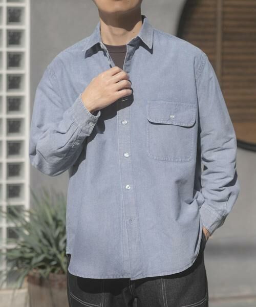 URBAN RESEARCH ITEMS / アーバンリサーチ アイテムズ シャツ・ブラウス | ケミカルウォッシュオックスレギュラーカラーシャツ | 詳細11