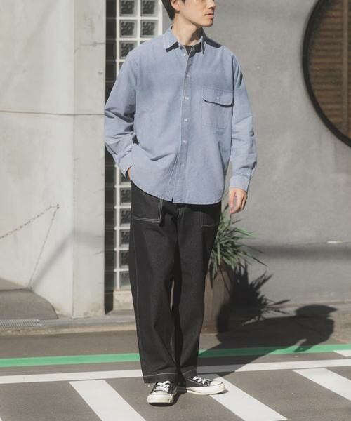 URBAN RESEARCH ITEMS / アーバンリサーチ アイテムズ シャツ・ブラウス | ケミカルウォッシュオックスレギュラーカラーシャツ | 詳細12