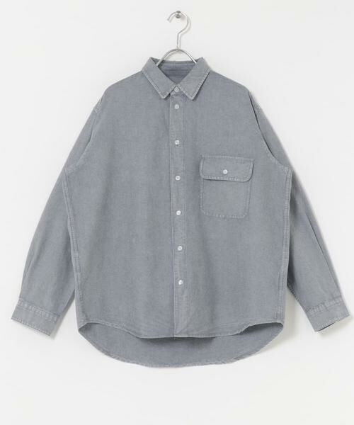 URBAN RESEARCH ITEMS / アーバンリサーチ アイテムズ シャツ・ブラウス | ケミカルウォッシュオックスレギュラーカラーシャツ | 詳細13
