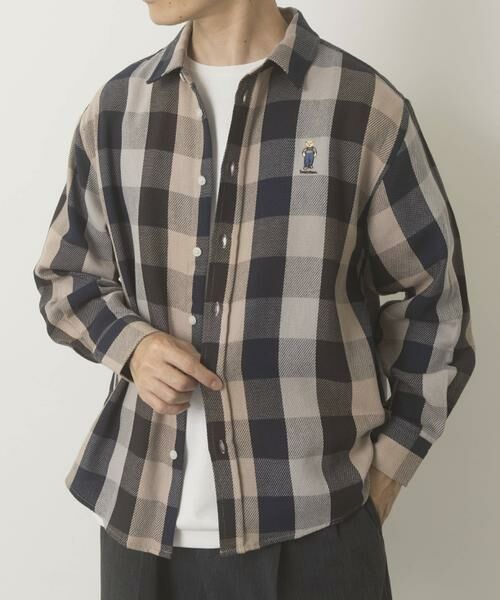 URBAN RESEARCH ITEMS / アーバンリサーチ アイテムズ シャツ・ブラウス | TeddyBearワンポイントチェックネルシャツ | 詳細9