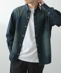 URBAN RESEARCH ITEMS / アーバンリサーチ アイテムズ シャツ・ブラウス | フェードデニム リングドットボタンシャツ