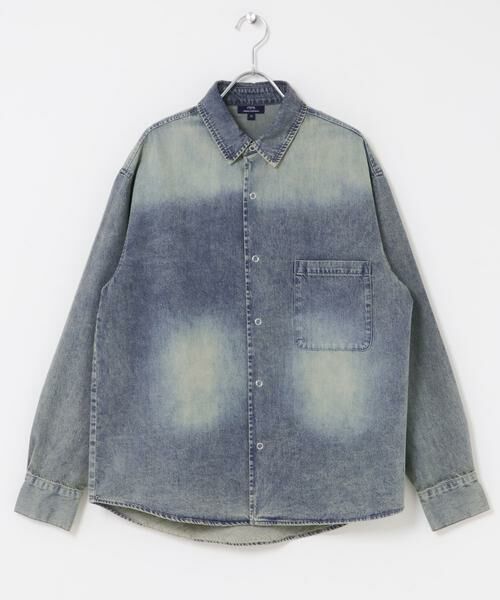 URBAN RESEARCH ITEMS / アーバンリサーチ アイテムズ シャツ・ブラウス | フェードデニム リングドットボタンシャツ | 詳細11