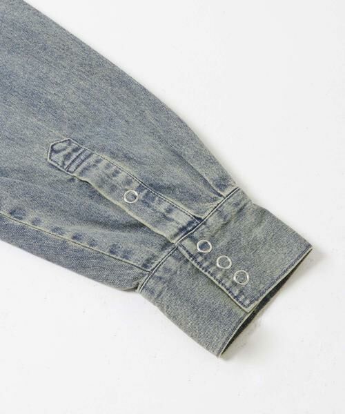 URBAN RESEARCH ITEMS / アーバンリサーチ アイテムズ シャツ・ブラウス | フェードデニム リングドットボタンシャツ | 詳細12