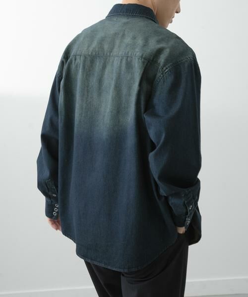 URBAN RESEARCH ITEMS / アーバンリサーチ アイテムズ シャツ・ブラウス | フェードデニム リングドットボタンシャツ | 詳細16