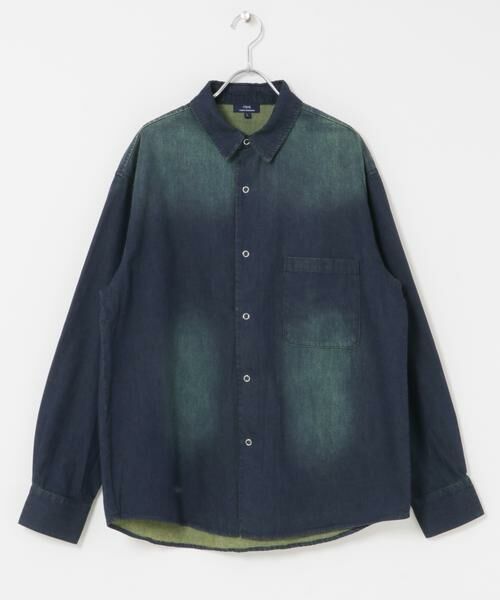 URBAN RESEARCH ITEMS / アーバンリサーチ アイテムズ シャツ・ブラウス | フェードデニム リングドットボタンシャツ | 詳細18