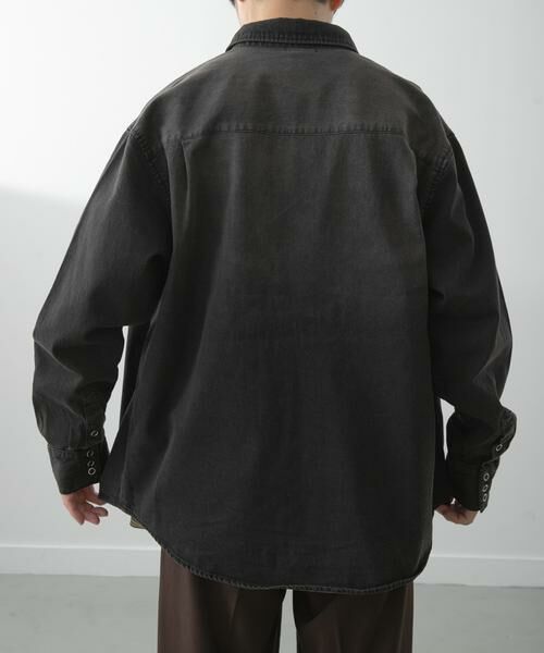 URBAN RESEARCH ITEMS / アーバンリサーチ アイテムズ シャツ・ブラウス | フェードデニム リングドットボタンシャツ | 詳細24