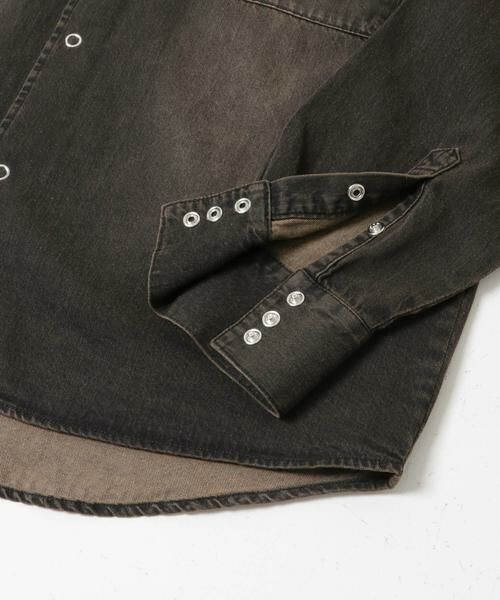 URBAN RESEARCH ITEMS / アーバンリサーチ アイテムズ シャツ・ブラウス | フェードデニム リングドットボタンシャツ | 詳細28