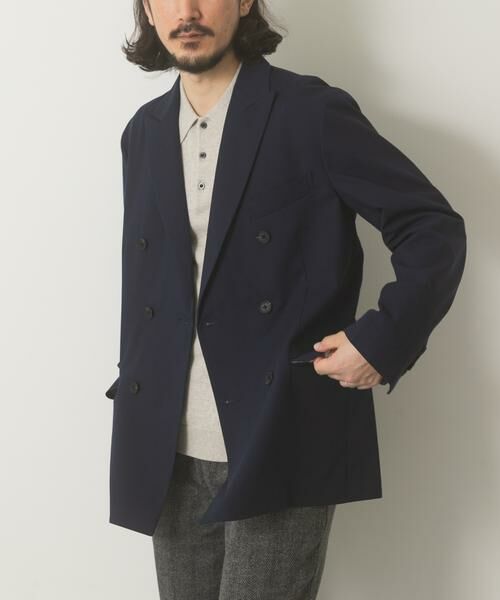 URBAN RESEARCH ITEMS / アーバンリサーチ アイテムズ その他アウター | Gabardine Double Blest Jacket | 詳細5