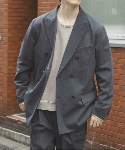 URBAN RESEARCH ITEMS / アーバンリサーチ アイテムズ その他アウター | Gabardine Double Blest Jacket | 詳細21