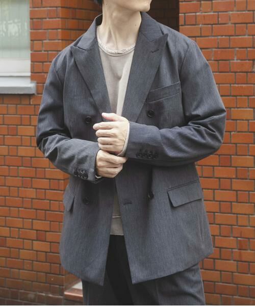 URBAN RESEARCH ITEMS / アーバンリサーチ アイテムズ その他アウター | Gabardine Double Blest Jacket | 詳細22
