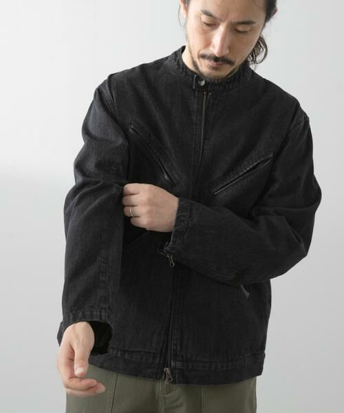 URBAN RESEARCH ITEMS / アーバンリサーチ アイテムズ Gジャン・デニムジャケット | Denim Single Riders Jacket | 詳細2