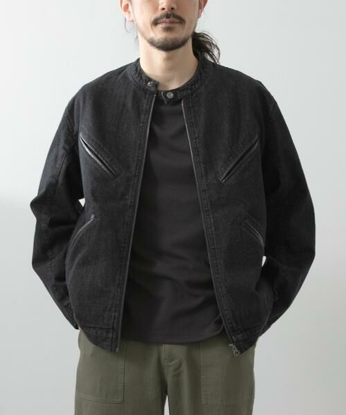 URBAN RESEARCH ITEMS / アーバンリサーチ アイテムズ Gジャン・デニムジャケット | Denim Single Riders Jacket | 詳細4