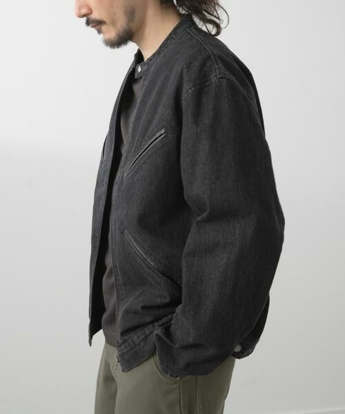 URBAN RESEARCH ITEMS / アーバンリサーチ アイテムズ Gジャン・デニムジャケット | Denim Single Riders Jacket | 詳細5