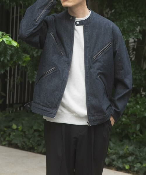 URBAN RESEARCH ITEMS / アーバンリサーチ アイテムズ Gジャン・デニムジャケット | Denim Single Riders Jacket | 詳細12