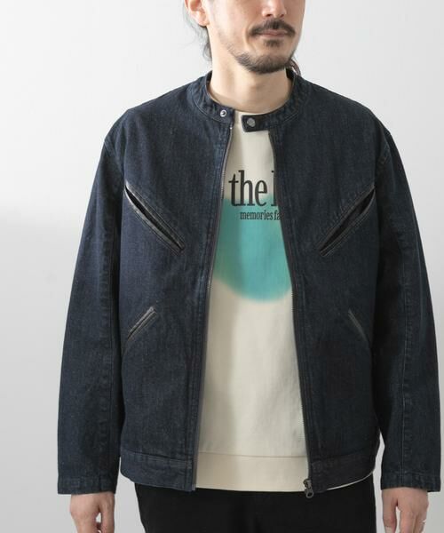 URBAN RESEARCH ITEMS / アーバンリサーチ アイテムズ Gジャン・デニムジャケット | Denim Single Riders Jacket | 詳細14
